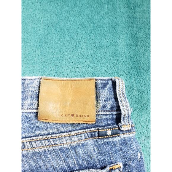 Lucky Brand Jeans Size 6 Womens Blue Stretch Pants Medium Mid Rise Lolita Skinny - Picture 12 of 13